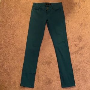 Papaya Teal Skinny Jeans